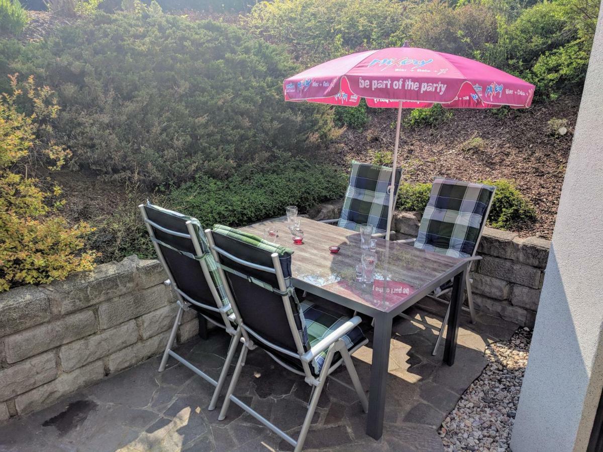 Ferienwohnung Mit Terrasse 그림마 외부 사진